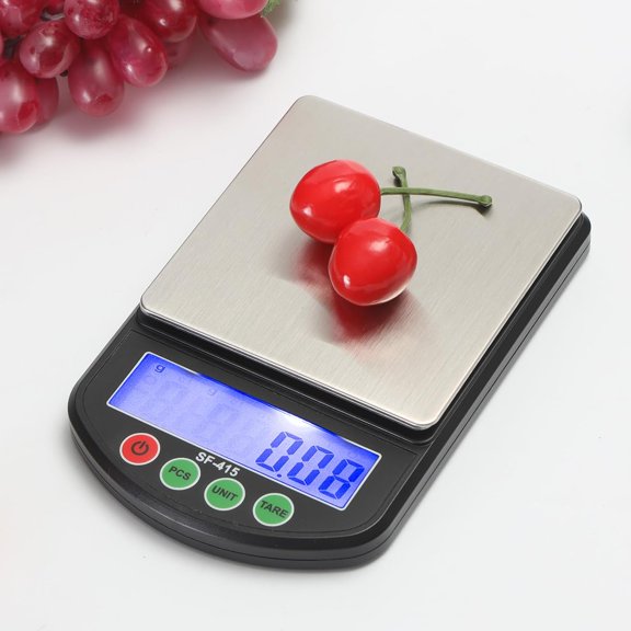 KKFEN-Pocket Scale High-Precision Digital Scale 600g*0.01g Suitable for Weight Loss Cooking Baking & Meal Preparation,Compact & Portable Meets Different Usage Scenarios,Battery Included