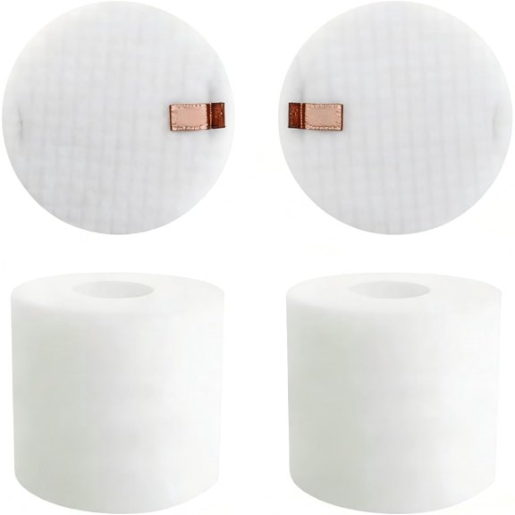 KKFEN-R101AE R101 RV1001AE Filter Replacement 3.74" High Compatible with Shark IQ Robot R101AE RV1001AE UR1005AE Vacuum Self-Empty Base, Foam & Felt Filter Set for Pet Hair, Dirt, Dust