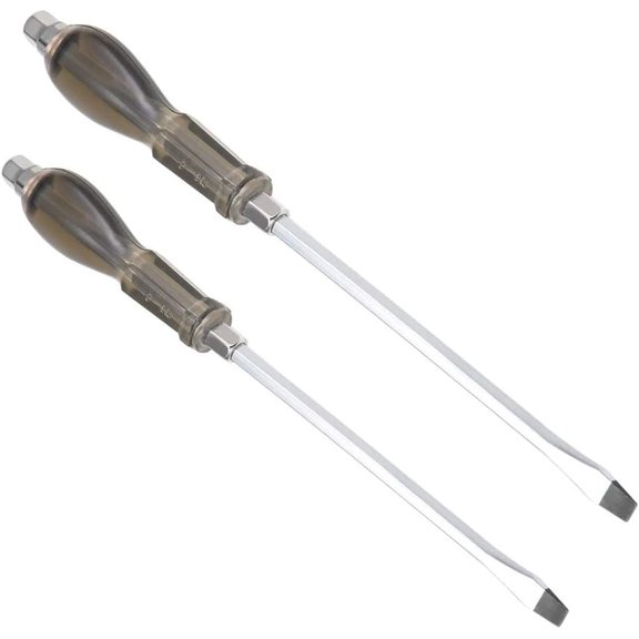 KKFEN-Slotted Impact Screwdriver 8 Inch Keystone Demolition Driver Magnetic 2Pcs