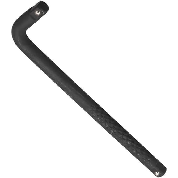 KKFEN-Socket Wrench, 1/2-inch Drive Square End L Shape Extension Handle (350mm/13.78" Long) 1Pcs