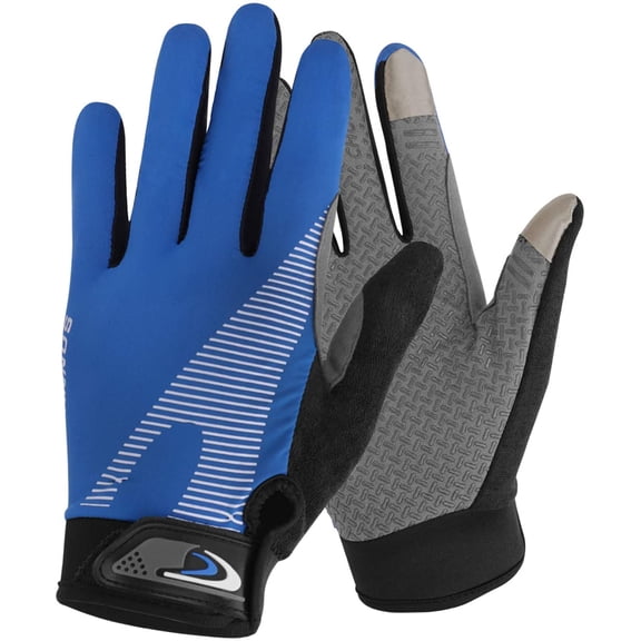 KKFEN-Summer Cooling Cycling Gloves Full Finger Touch Screen for Women Men Breathable Non-slip Motorcycle Mountain Bike Riding Gloves Road Bicycle BMX Lifting Fitness Climbing Workout Exercise Golf G