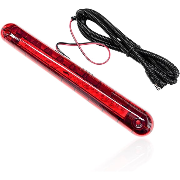KKFEN-Third Brake Light, 24 LED 12V Car High Mount 3RD Brake Tail Light Stop Lamp Assembly, Waterproof High Level Rear Stop Lights Bar Braking Lamp for Sedans SUVs Trucks