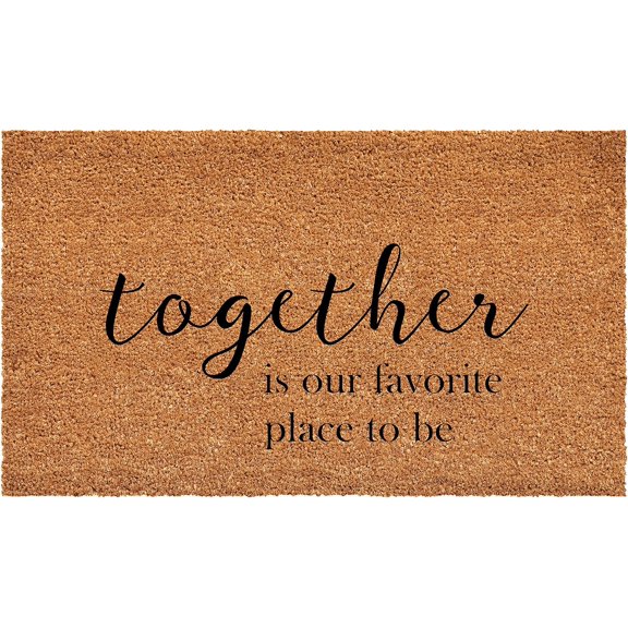KKFEN-Together Doormat,(17" x 29" x 0.60")