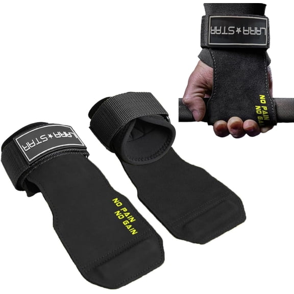 KKFEN-Weight Lifting Wrist Straps for Maximum Grip Support,Lifting Strap for Weightlifting, Gym Grips Hook for Deadlifts, Powerlifting, Heavy Shrug Women/Men