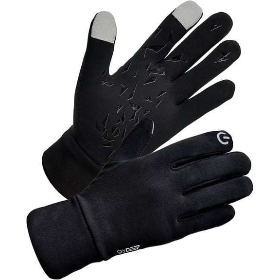 KKFEN-Winter Gloves with Soft Deerskin Suede Leather & Thermal Polar Fleece & Warm 3M Thinsulate Insulation (SD8661T)