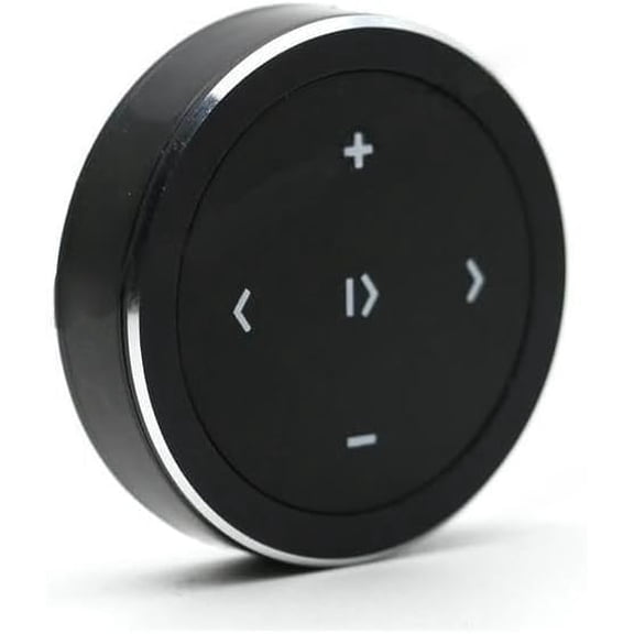 KKFEN-Wireless Bluetooth Media Button Remote Selfie Control Car Motorcycle Steering Wheel Music for iPhone or Android with Mount