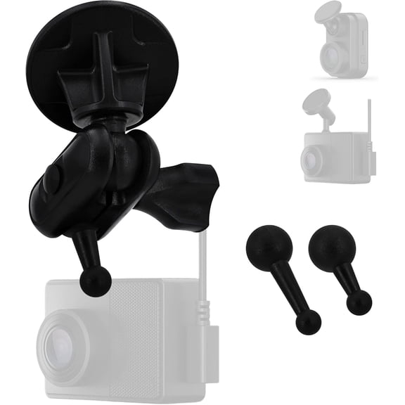 KKFEN-for Garmin Dash Cam Mount 45 46 47 55 56 57 65W 66W 67W X110 X210 X310/Speak Plus Double Sided Adhesive Mount Holder Compatible with Garmin Dash Cam Mini/Mini 2/Min 3 Camera Sticky Mount
