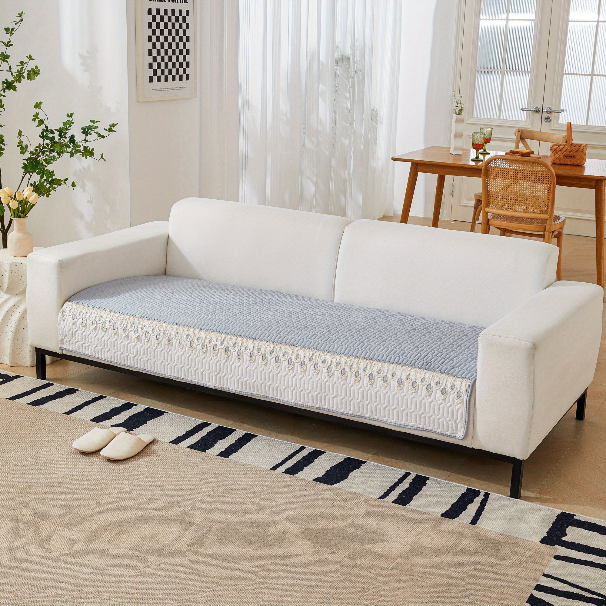 KKHZ Universal PetFriendly Sofa Cover Modern NonSlip Protector for