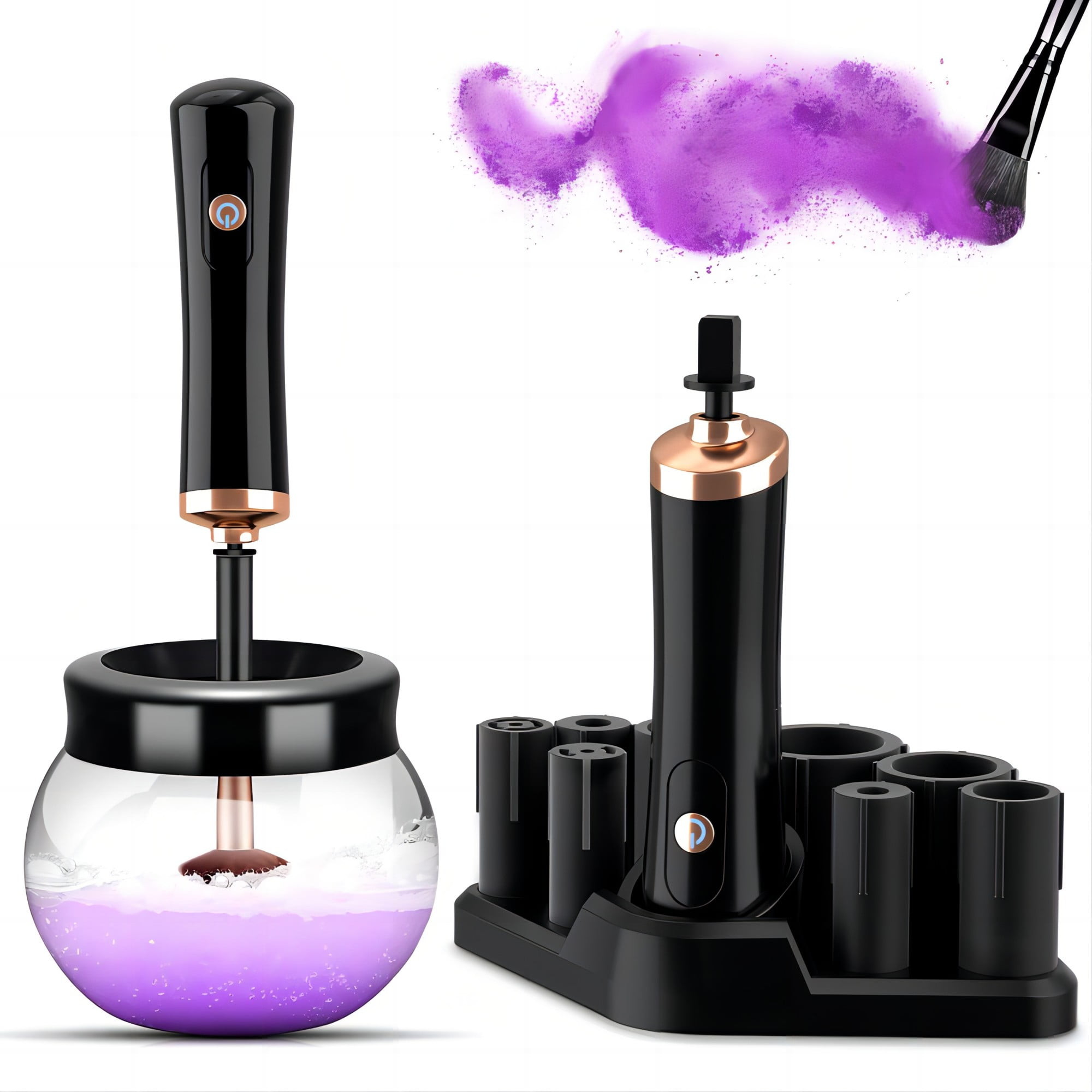 KKL Electric Makeup Brush Cleaner Portable, Automatic for Foundation