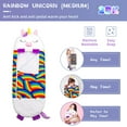 thumbnail image 1 of KKL Kids Happy Sleeping Bag Anti-Kick Design Machine Washable Toddler Nap Mat, White, 1 of 5
