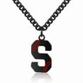 thumbnail image 1 of KKLDOGS Baseball Initial A-Z Letter Necklace for Men Baseball Charm Pendant Stainless Steel Silver Chain 22inch Personalized Baseball Gift for Men, 1 of 10