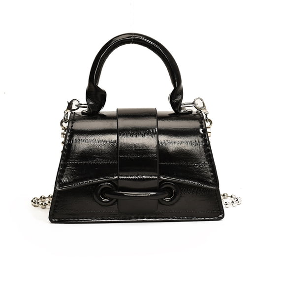 KKLDOGS Luxurious Mini PU Leather Crossbody Bag for Women, Small Chain Shoulder Handbag