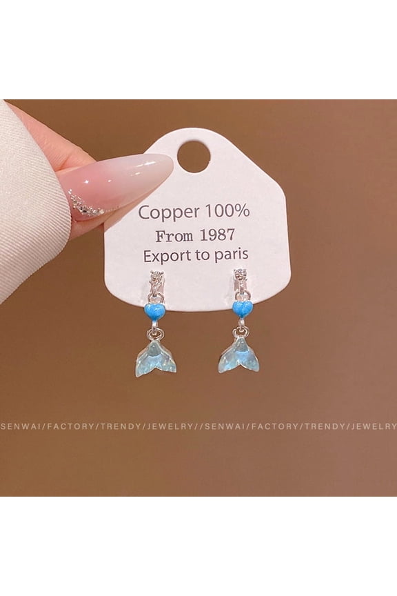 Natural Seashell Earrings Bohemian Turquoise Pearl Silver Scallop Drop Dangle Earrings Cowrie Summer Beach Vacation Jewelry for Women