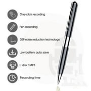 KKMOL 16GB Storage Digital Voice Recorder Pen Sound Audio Dictaphone Recording Device with USB Cable Earplug for Lectures and Meetings