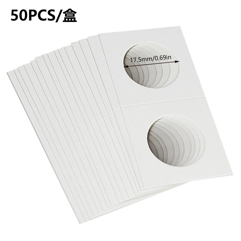 KKMOL Coin Holders for Collectors Cardboard Coins Flips Sleeves for