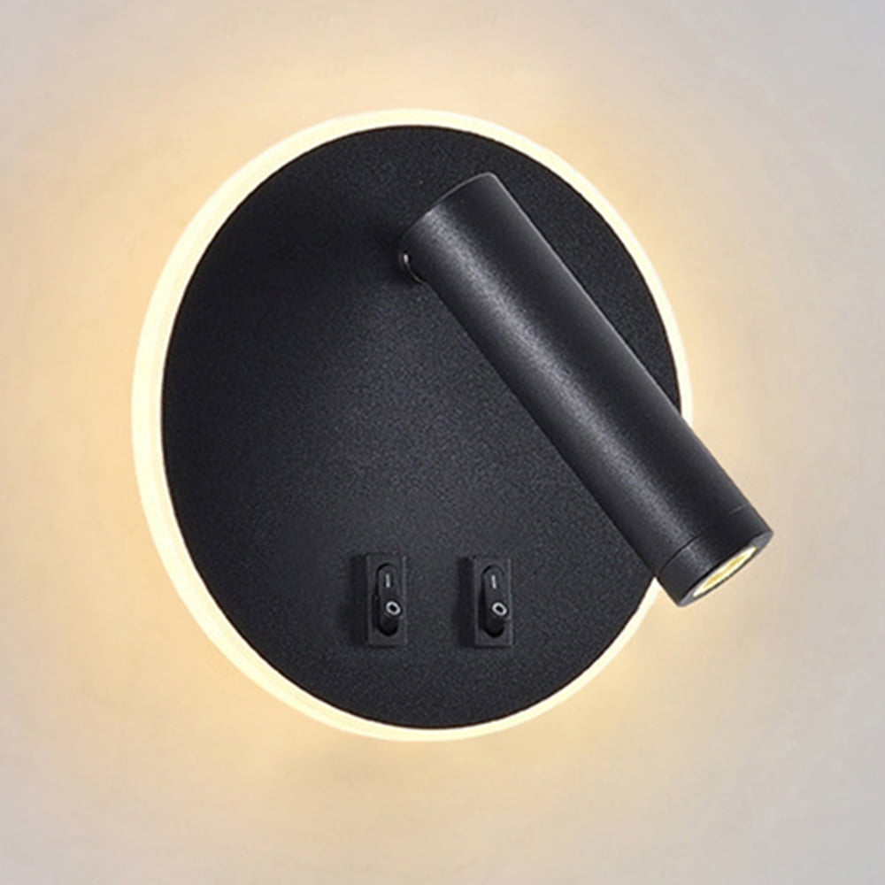 KKMOL Hardwired Sconces Wall Mounted Reading Lights with Switch LED