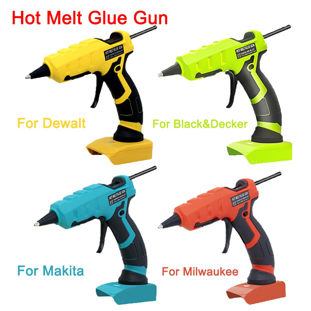 KKMOL Hot Glue Gun 20V Cordless Glue Gun Kit Full Size with 30 Pcs Glue Sticks for Arts & Crafts