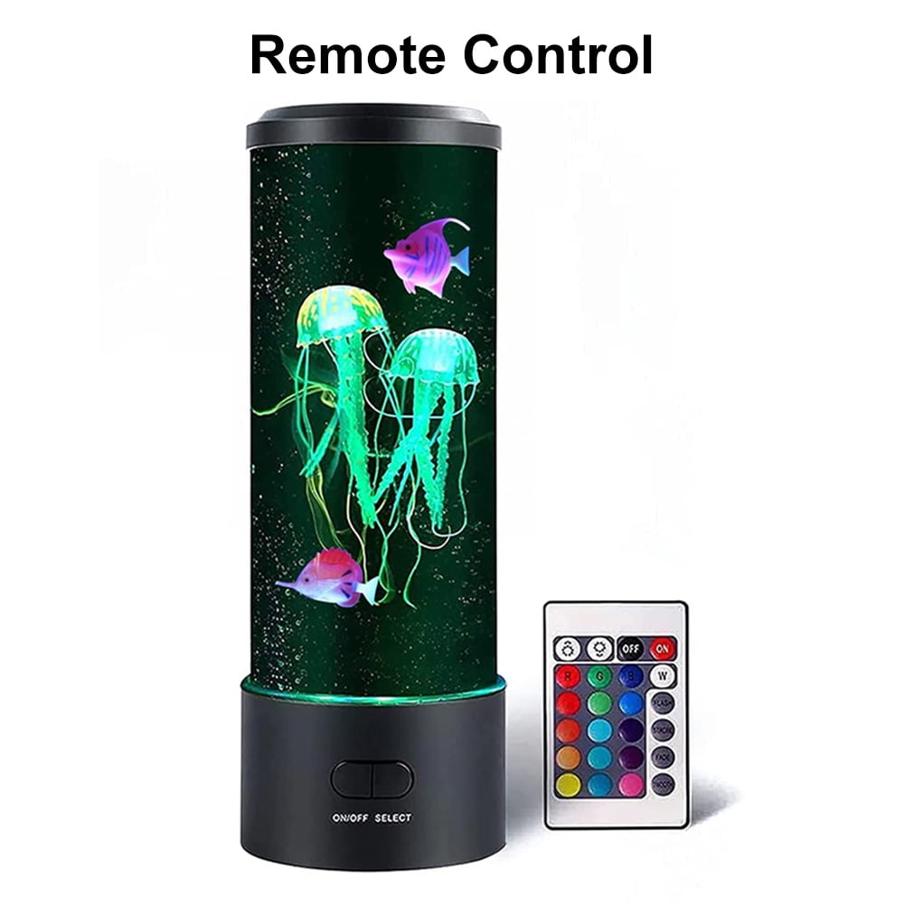 KKMOL LED Jellyfish Lamp Jellyfish Mood Lamp 16 Colour Changing