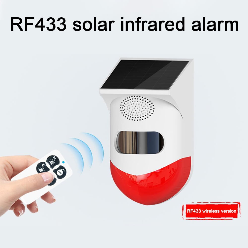 KKMOL Remote Control Version of Solar Infrared Alarm Outdoor Human Body