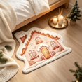 thumbnail image 1 of KKOUHVY Christmas Rug, Non-slipped & Absorbent Christmas Door Mat, Super Soft Cozy Cabin Xmas Front Door Rug for Indoor Entryway, 20x20 inch, 1 of 6