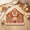 thumbnail image 1 of KKOUHVY Christmas Rug, Non-slipped & Absorbent Christmas Door Mat, Super Soft Cozy Cabin Xmas Front Door Rug for Indoor Entryway, 24x24 inch, 1 of 6