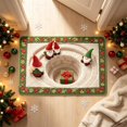 thumbnail image 1 of KKOUHVY Christmas Rug, Super Soft Cozy Christmas Door Mat, Non-slipped & Absorbent Xmas Front Door Rug for Indoor Entryway, 20x32 inch, 1 of 6