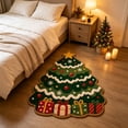 thumbnail image 1 of KKOUHVY Christmas Tree Door Rug, Non-slipped & Absorbent Christmas Door Mat, Soft Cozy Xmas Front Door Rug for Holiday Indoor Entryway, 24x24 inch, 1 of 6