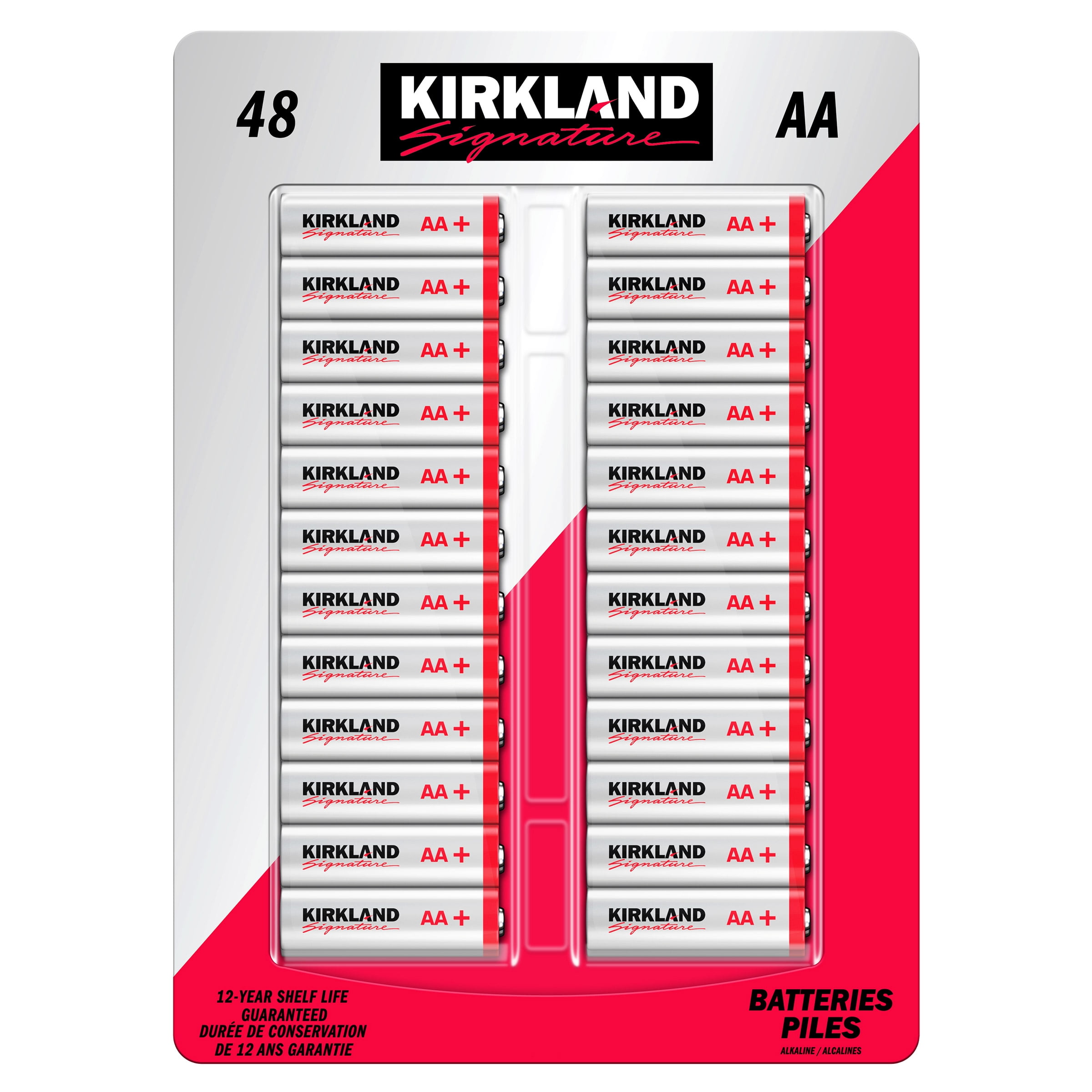 KKS Alkaline Aa Plus Batteries, 48-Count
