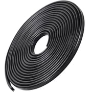 KKSQ Car Door Edge Guard Strip, U-Shaped Universal Automotive Door Trim Protector Plastic Rubber Edge Trim Scratch Proof 16FT