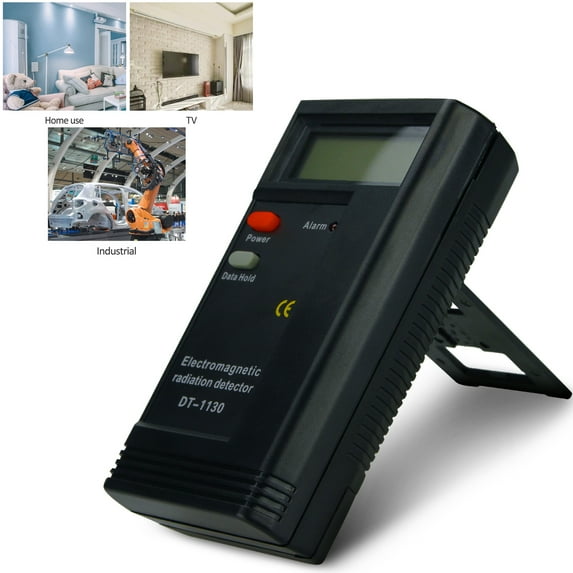 KKSQ Portable Emf Detector LCD Radiation Detector Electromagnetic Radiation Detector EMF Meter Tester Ghost Detector