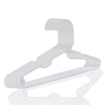 thumbnail image 1 of KKSQ Toddler Hangers Kids Plastic Hangers Nursery Home Baby Hangers,10Pack,White, 1 of 9