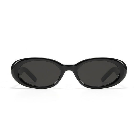 KKTREE Couture Cat-eye Small-frame Premium Acetate Sunglasses with Four-corner Star Metal Studs, Wide Temple Arms, UV Protection, Face-slimming Design, and Sun Protection