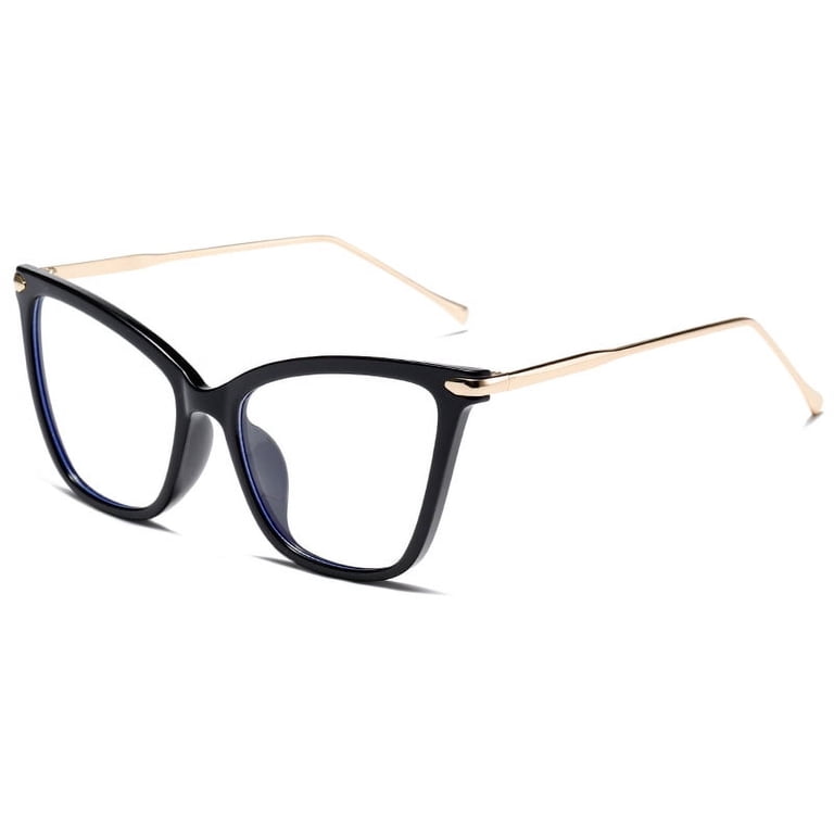 KKTREE OptiLux Cat-eye Metal Blue Light Blocking Glasses  display picture 1