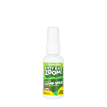 Kitty Ka-Zoom High Potency Catnip Spray for Cats, 1 oz