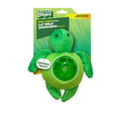 Kitty Ka-Zoom Plush Turtle Cat Treat Dispensing Toy