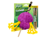 Kitty Ka Zoom Catnip Plush Spider Wand Toy for Cats