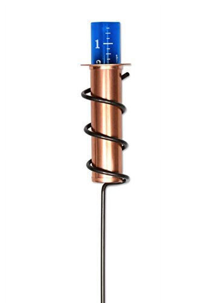 KKmoon Copper Rain Gauge Accurate Floating Rain Gauge for Lawn, Garden