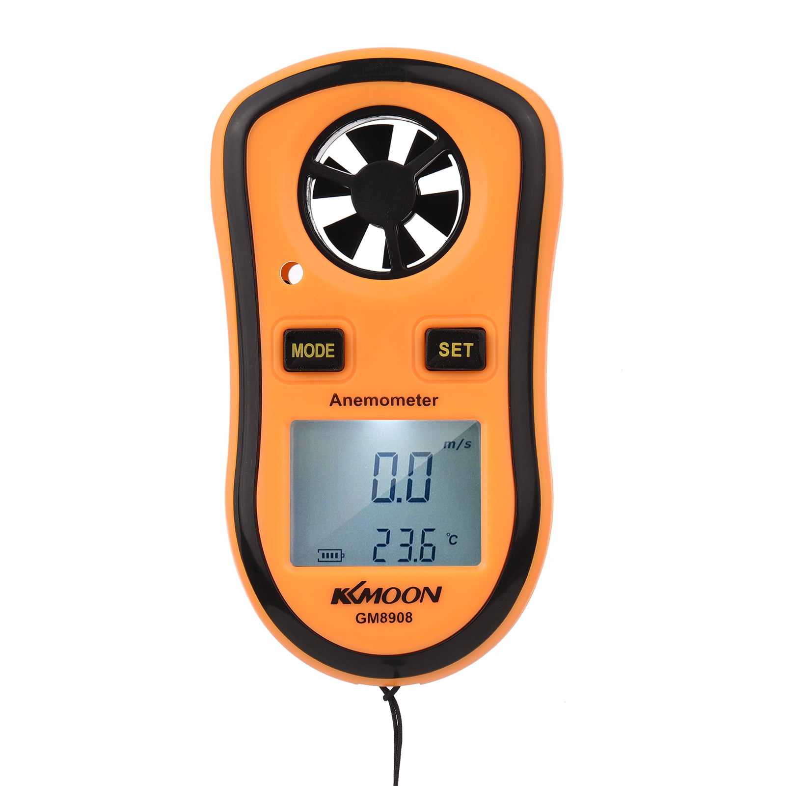 KKmoon GM8908 Digital Anemometer Handheld Wind Speed Meter Gauge Air