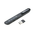 thumbnail image 1 of KKmoon Presenter,PowerPoint Clicker Remote PowerPoint Clicker Presenter USB Receiver Support Handheld PPT Presenter USB PPT, 1 of 6