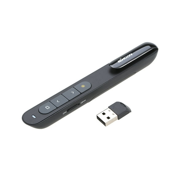 KKmoon Presenter,PowerPoint Clicker Remote PowerPoint Clicker Presenter USB Receiver Support Handheld PPT Presenter USB PPT