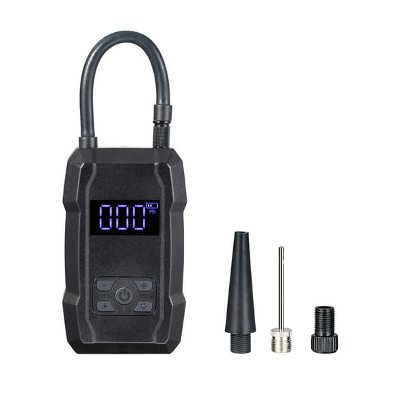 KKmoon Tire Inflator Air Compressor, 150 PSI Cordless Air Compressor 6000mA with Digital Pressure Gauge, Emergency LED Light for Car Bike Motor Ball