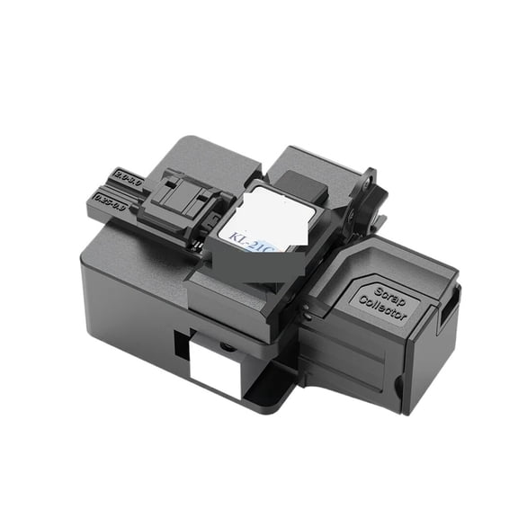 KL-21C Precision Optical Fiber Cleaver Auto Offcut Bin Cable Cutter 48000 Times Blade Life ,High Precision