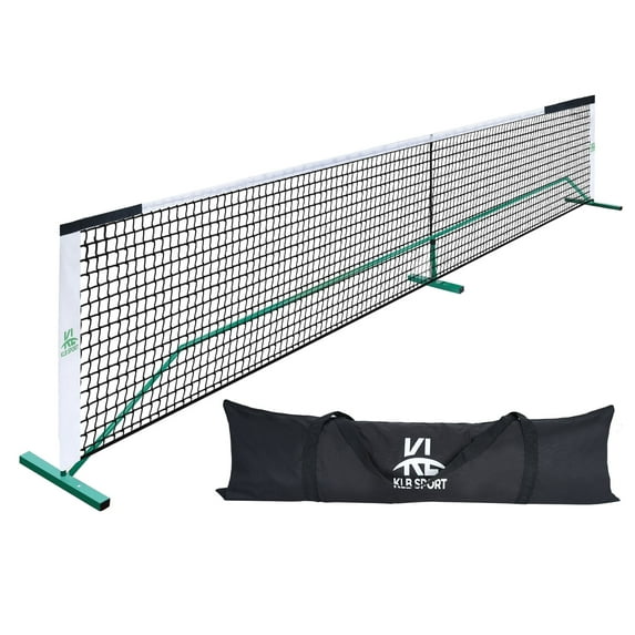 KL KLB Sport 22 FT Pickleball Net, Portable Pickleball Net USAPA Regulation Size, Pickle Ball Game Net System with Carrying Bag