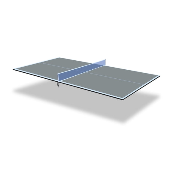 KL KLB Sport 6*3ft Ping Pong Conversion Top with Net, Foldable Table Tennis Table, Portable Indoor Game Set for Family & Casual Play