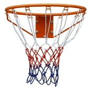 KL KLB Sport Basketball Hoop Rim, Wall Mounted Basketball Goal Outdoor&Indoor