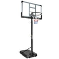 thumbnail image 1 of KL KLB Sport Portable Basketball Hoop System Basketball Goal Height Adjustable 6.5ft-10ft with 44 inch Backboard and Wheels Outdoor, 1 of 7