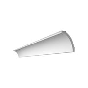 KL110A - Cove Crown Molding Glue-up 6.5 ft. in Plain White (32.5 Ln. ft / Pack) - 5 Pieces