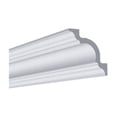 thumbnail image 1 of KL130 - Brian Crown Molding Glue-up 6.5 ft. in Plain White (32.5 Ln. ft / Pack) - 5 Pieces, 1 of 3