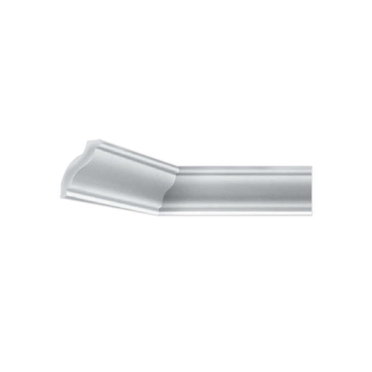 Julio 6.5 ft White Styrofoam Crown Molding
