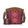 thumbnail image 1 of KL928 Boho Crossbody Bag, PU Leather Boho Southwestern Purse with Coin Pouch & Adjustable Strap, 1 of 4
